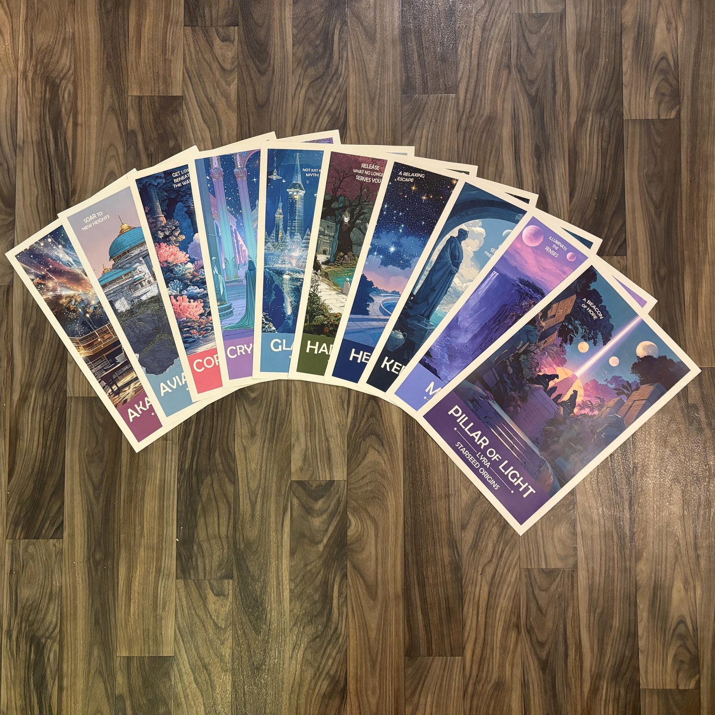 Starseed Origins Prints: Retro Futuristic Space Poster Set of 10