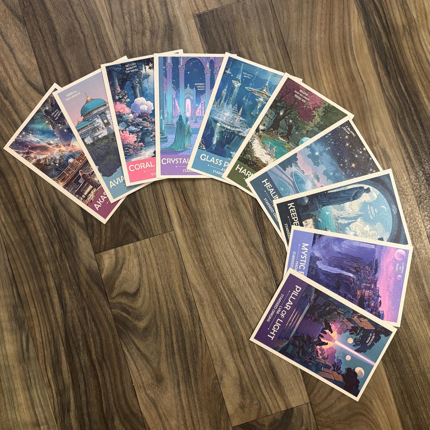 Starseed Origins Prints: Retro Futuristic Space Poster Set of 10