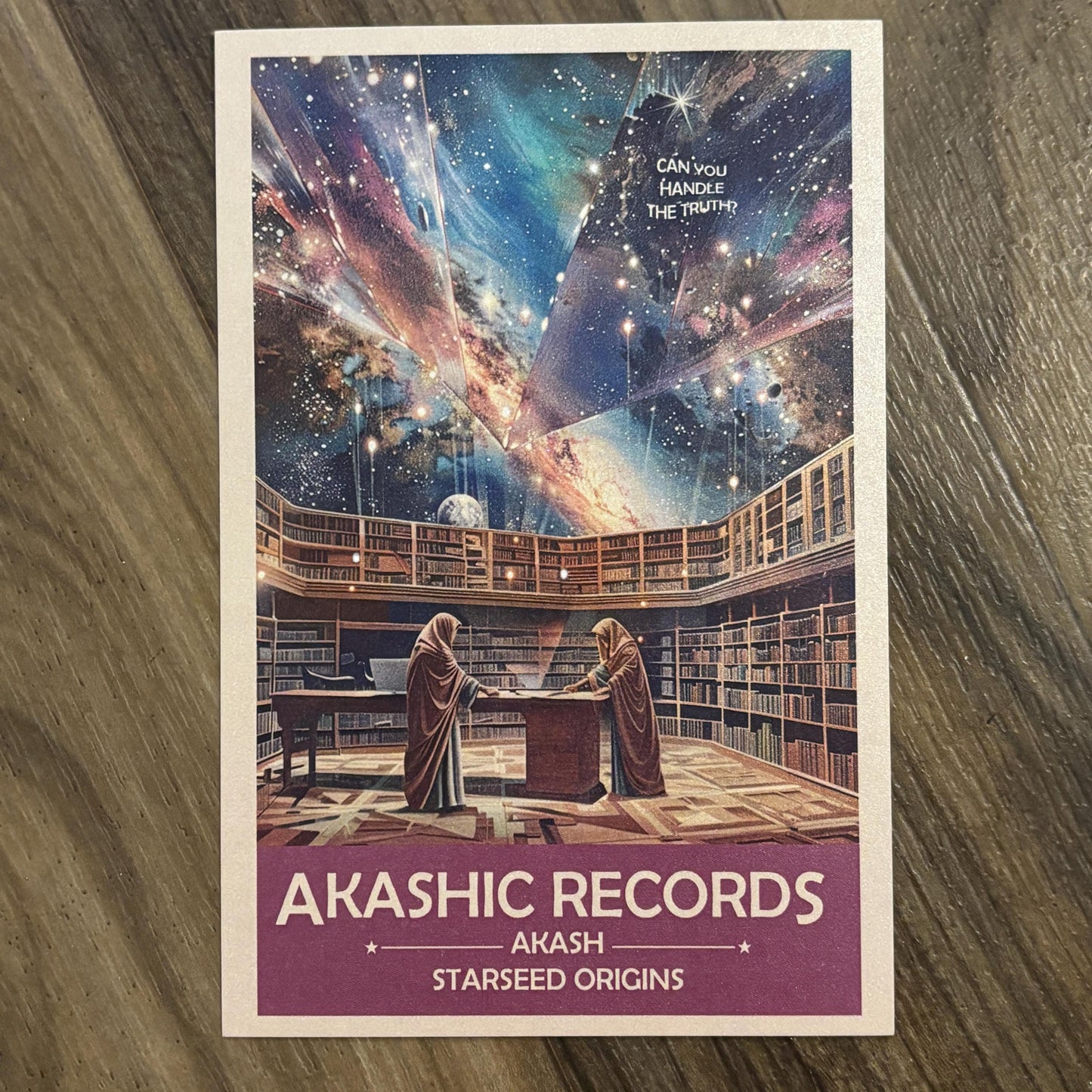 Akashic Records Art Print | Retro Futuristic Space Poster