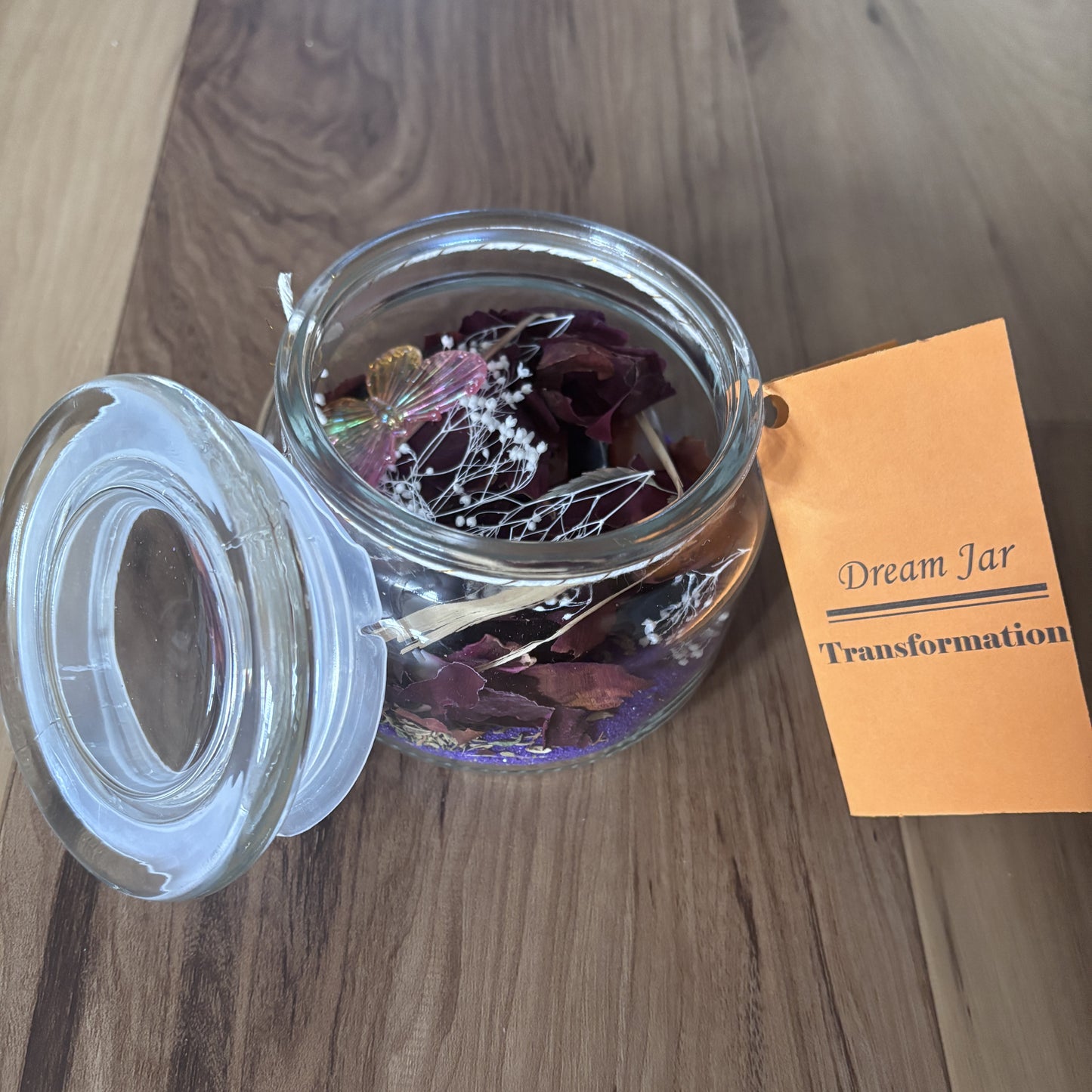 Transformation Large Dream Jar | Premade Spell Jar | Wish Jar | Manifest Courage and Strength During Periods of Change and Transition