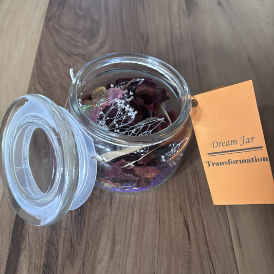 Transformation Large Dream Jar | Premade Spell Jar | Wish Jar | Manifest Courage and Strength During Periods of Change and Transition