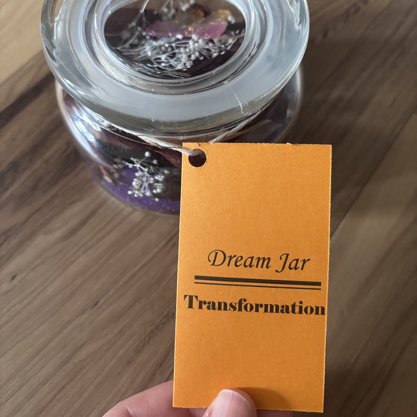 Transformation Large Dream Jar | Premade Spell Jar | Wish Jar | Manifest Courage and Strength During Periods of Change and Transition