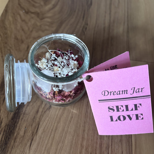 Self-Love Mini Dream Jar | Premade Spell Jar | Wish Jar | Manifest Love and Compassion | Heal Emotional Trauma | Attract Healthy Relationships