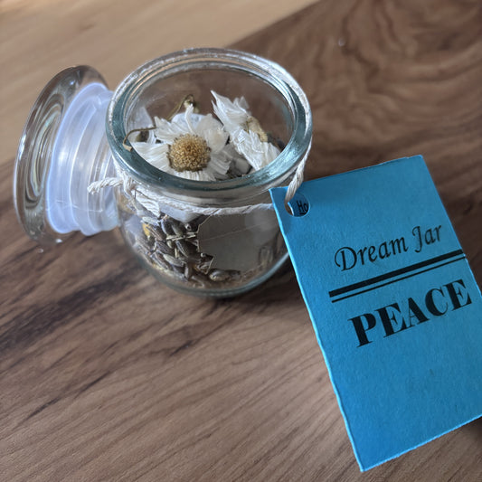 Peace Mini Dream Jar | Premade Spell Jar | Wish Jar | Manifest Calm and Compassion | Protect Your Peace | Attract Serentity