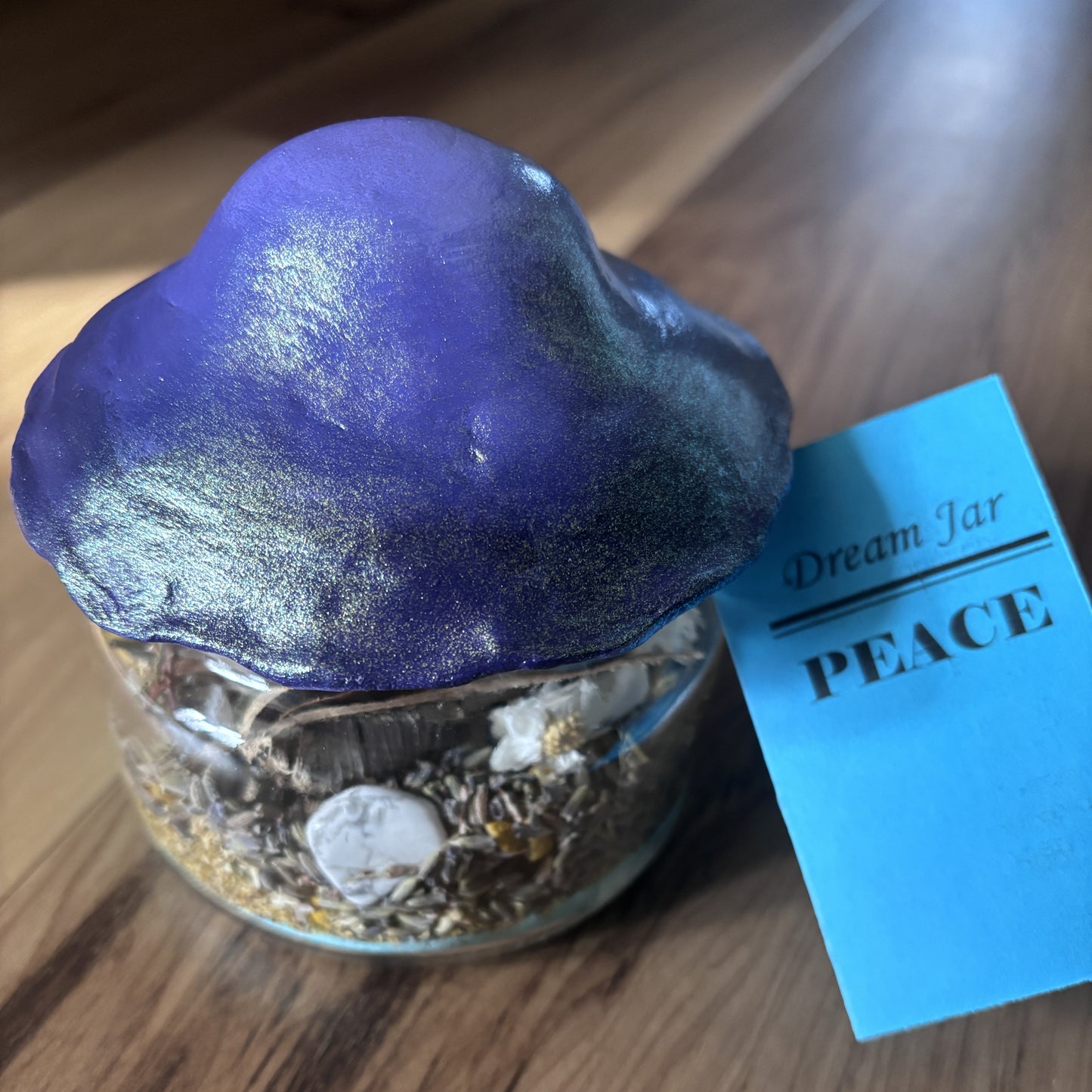 Dream Jar for Peace DIY Kit | Create Your Spell Jar for Serenity & Calm | Law of Attraction Gift | Manifestation Supplies