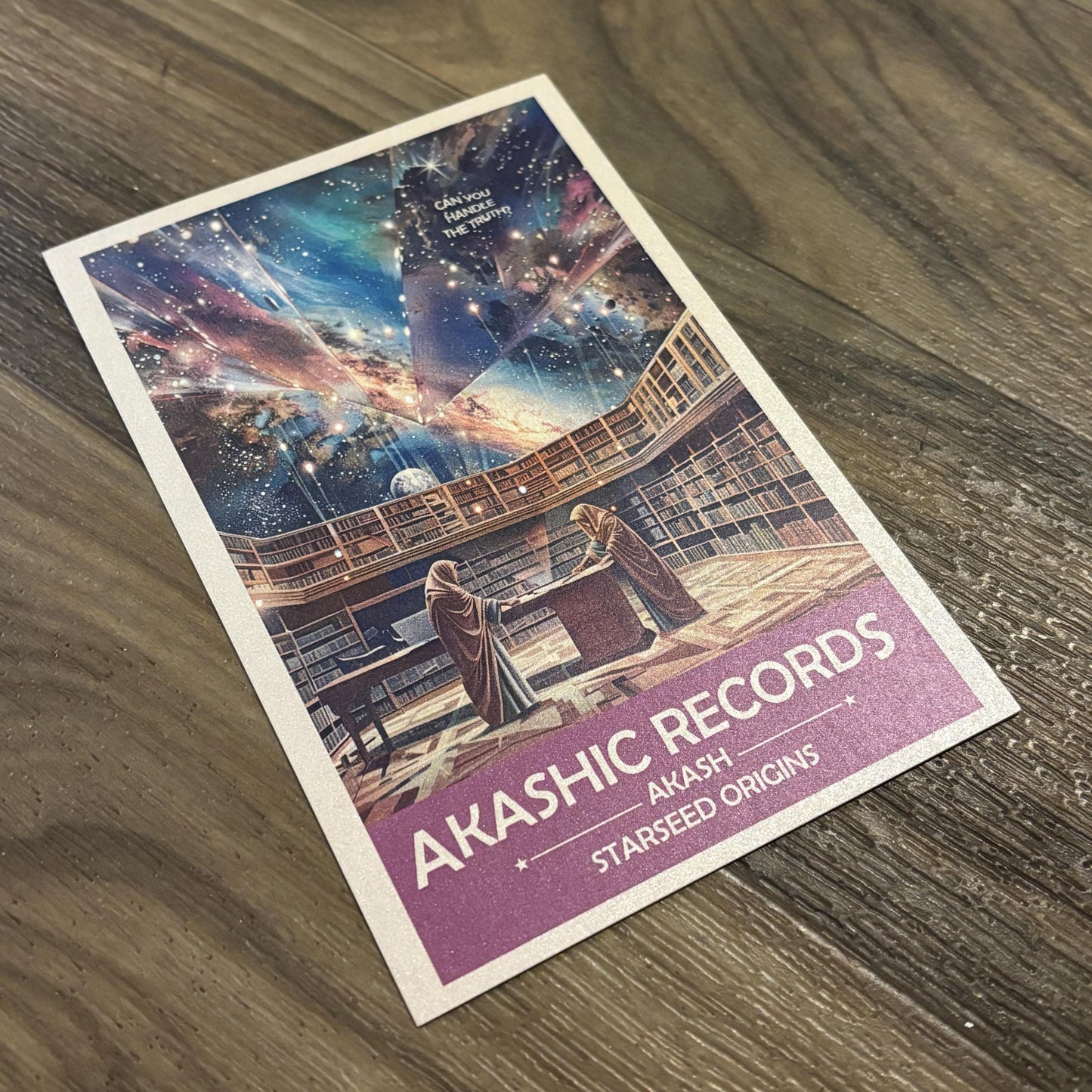 Akashic Records Art Print | Retro Futuristic Space Poster