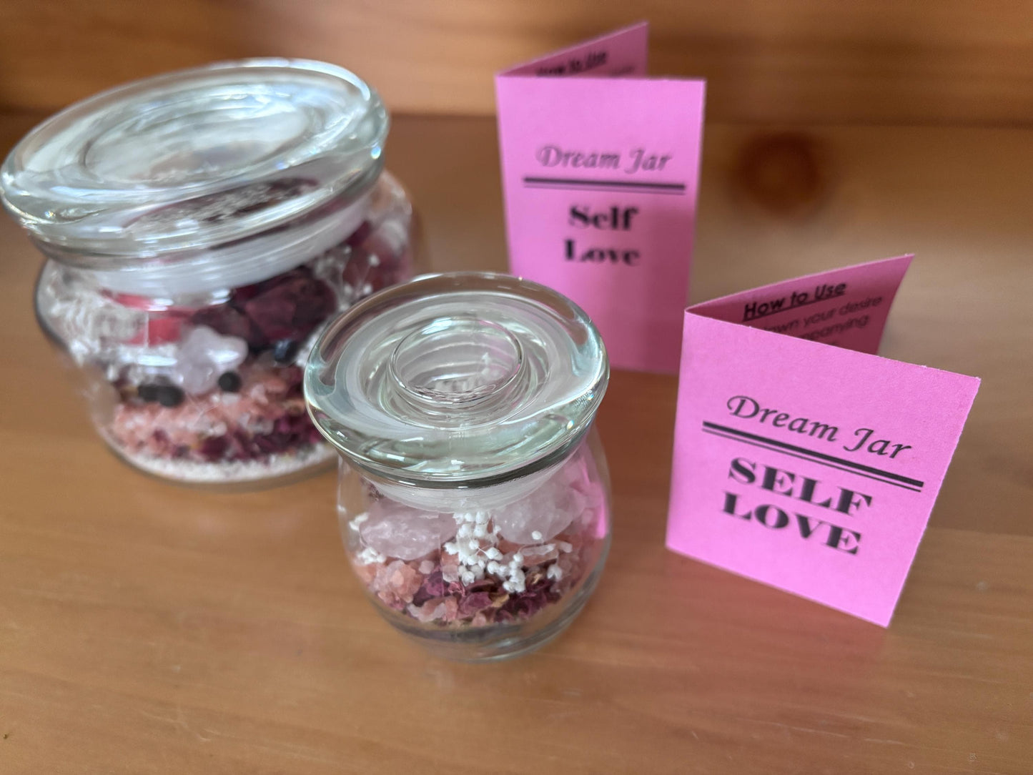 Self Love Spell Jar DIY Kit | Create Your Dream Jar for Attraction & Confidence | Law of Attraction Gift | Manifestation Supplies