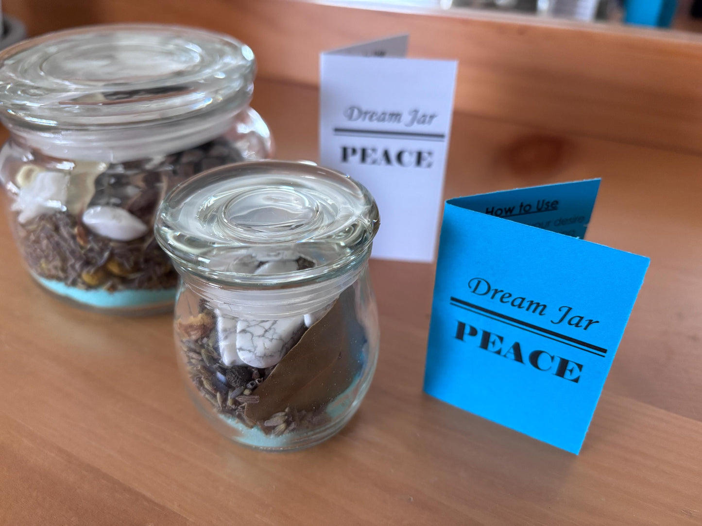 Dream Jar for Peace DIY Kit | Create Your Spell Jar for Serenity & Calm | Law of Attraction Gift | Manifestation Supplies