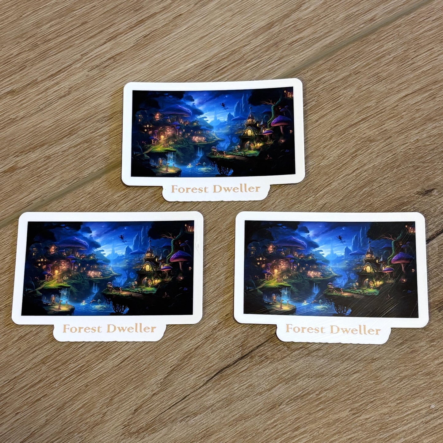 Forest Dweller Fairy Sticker | Waterproof Decal for Laptop, Waterbottle, Notebook | Fairies in the Mushroom Kingdom