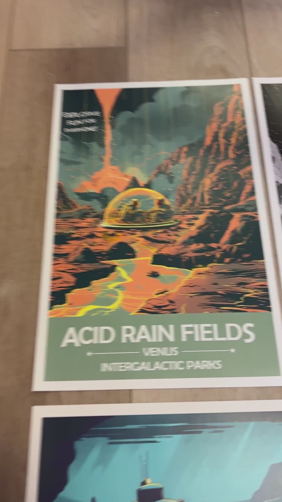 FULL Set of 10 Space Prints Intergalactic Parks Vol 1: Sol - A